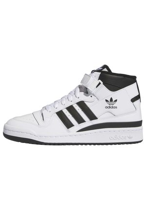 FORUM MID UNISEX - Visoki športni copati - ftwr white/core black/ftwr white