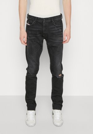 TEPPHAR-X - Jeans a sigaretta - black denim