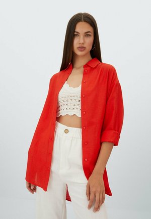 RUSTIKALES - Hemdbluse - red