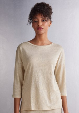 Camiseta de manga larga - natürlich i beige rope