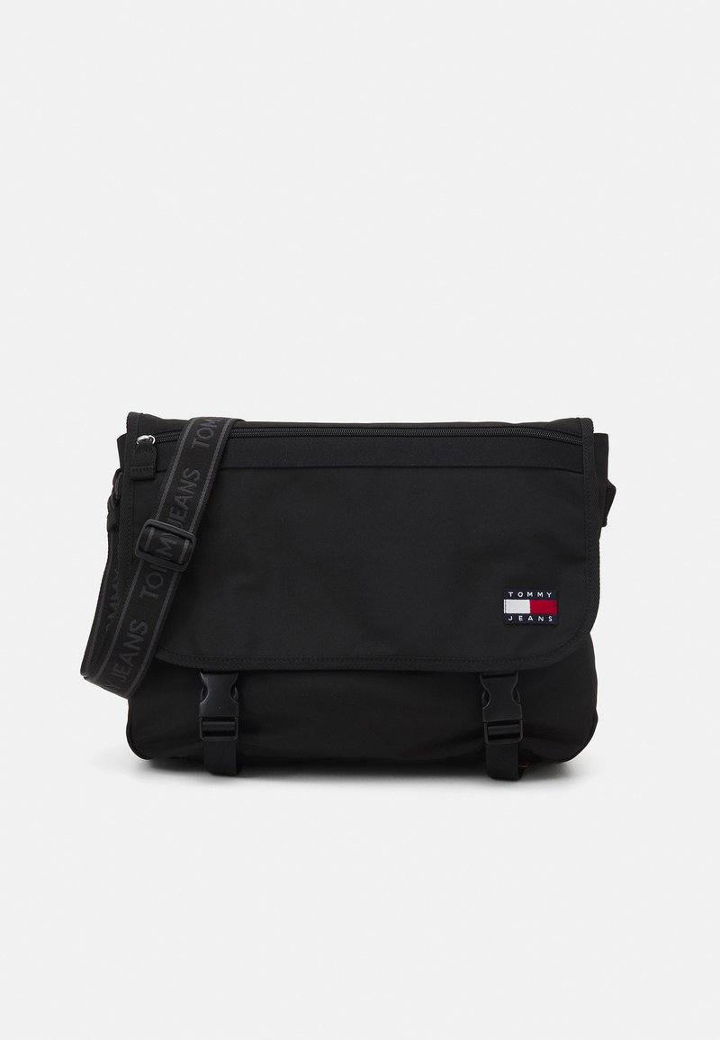 Tommy Jeans ESSENTIAL DAILY MESSENGER UNISEX - Keresztpántos táska - black