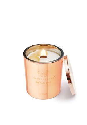 CITRINE SOY CANDLE TOBACCO 400 - Candela profumata - gold