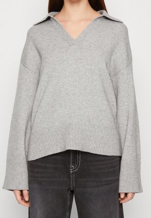 Trui - mottled grey