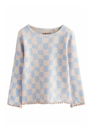 REGULAR FIT  - Ilgarankovis viršutinės dalies drabužis - blue checkerboard