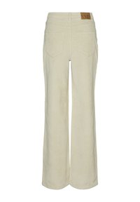 Vero Moda VMTESSA HR WIDE - Hlače - oatmeal