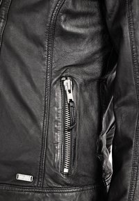 Mustang WEICHEM KRAGEN  - Leren jas - black