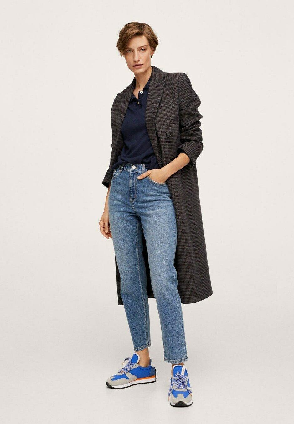 Mango NEWMOM - Straight leg jeans - mittelblau/blue - Zalando.de