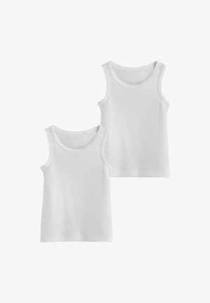 Next, THERMAL VESTS 2 PACK - Unterhemd/-shirt - white