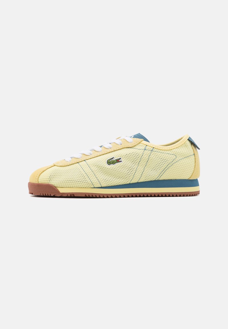 Lacoste CLUB-LOW - Sportcipő - light yellow/blue