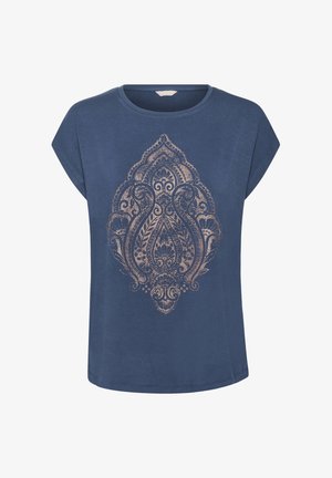 Bon'A Parte ZALLY - Apdrukāts T-krekls - dress blues