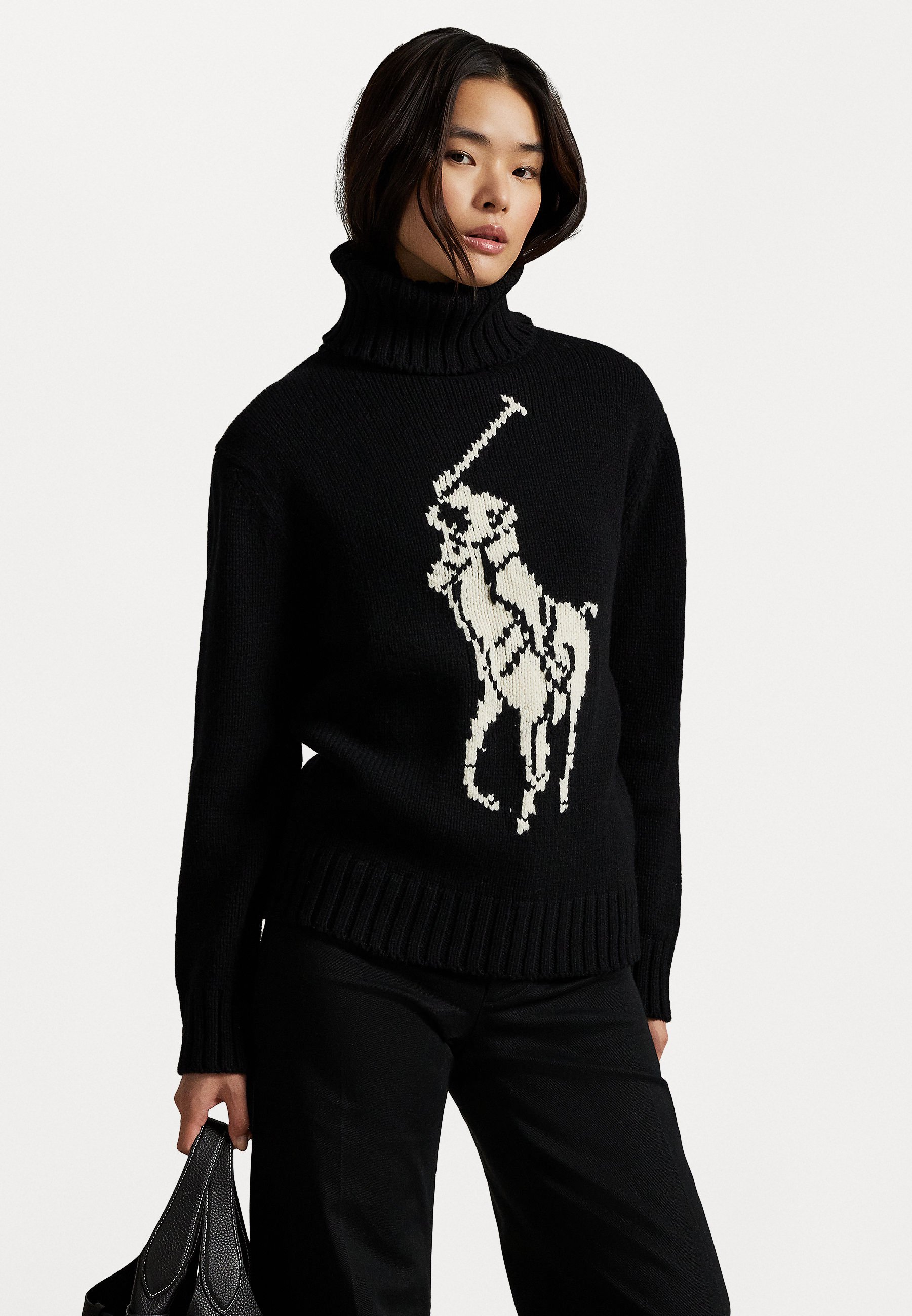Polo Ralph Lauren BIG PONY WOOL TURTLENECK SWEATER 