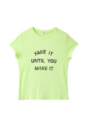 Stradivarius, - T-shirt z nadrukiem