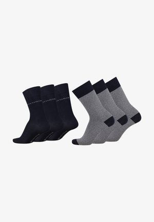 TOM TAILOR STRIPE 6 PAAR FÜR ALLTAG UND FREIZEIT - Socken - paar navy