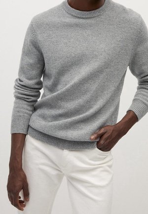 Jersey de punto - mottled dark grey