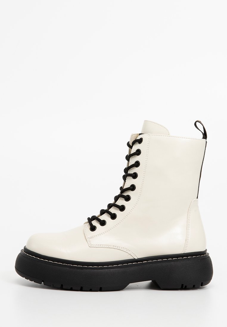 Pepe Jeans Veterboots crème Pepe Jeans Veterboots crème