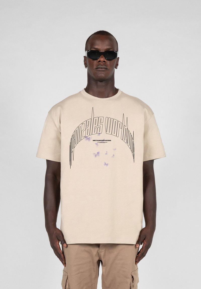 MJ Gonzales METAMORPHOSE - Apdrukāts T-krekls - wet sand