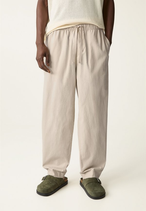 LINEN BLEND - Stoffhose - beige