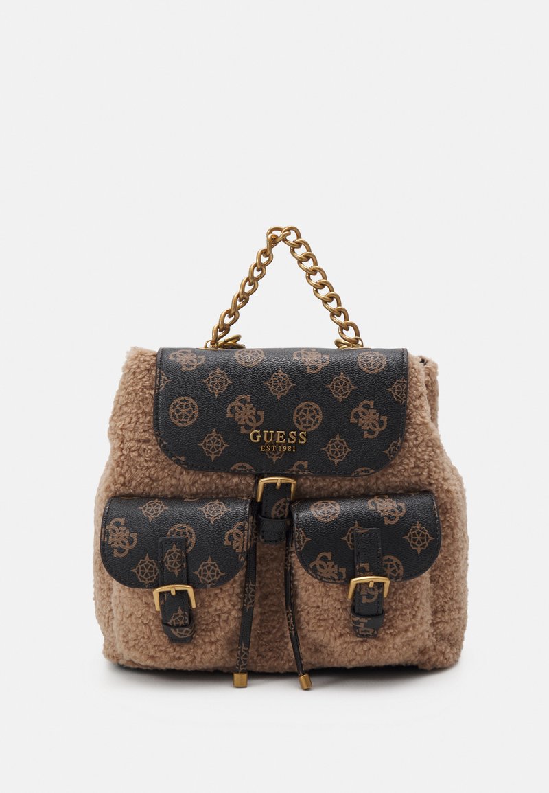 Guess NO LIMIT FLAP BACKPACK Rucksack mocha multi/brown Zalando.co.uk