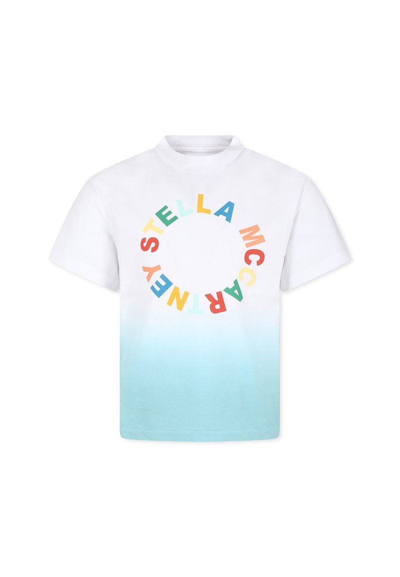 Stella McCartney Kids T-shirt print blauw