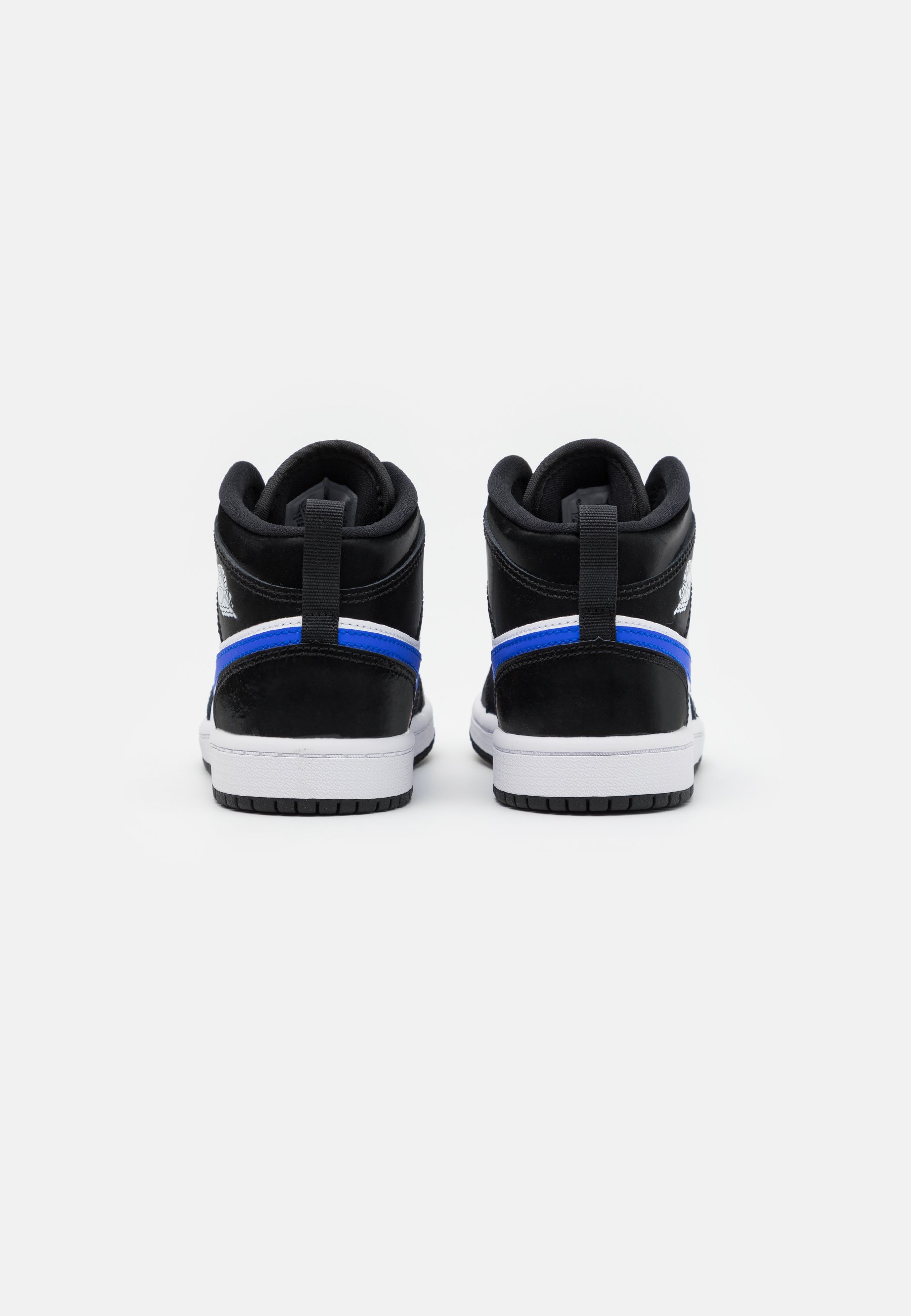 Jordan 1 MID UNISEX - Basketball shoes - black/racer blue/white/total  orange/black - Zalando.co.uk