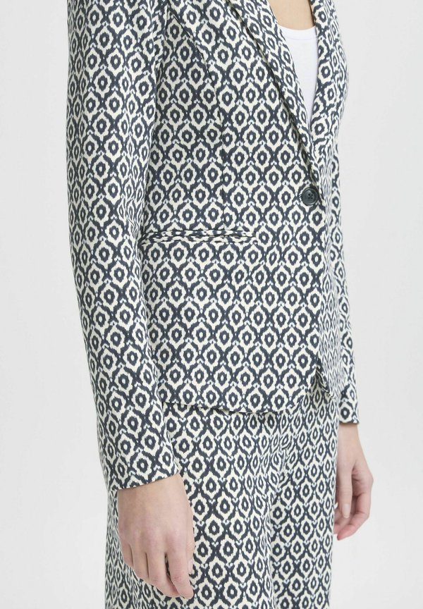 IHKATE - Blazer - total eclipse ikat tile aop2