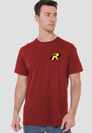 Cotton Soul, BATMAN ROBIN LOGO - T-Shirt print - red