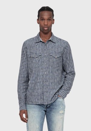 AllSaints, COURT LS SHIRT - Shirt - indigo blue