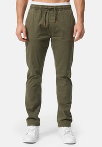 INDICODE JEANS - OSBORNE - Broek - army Miniatuurafbeelding 1