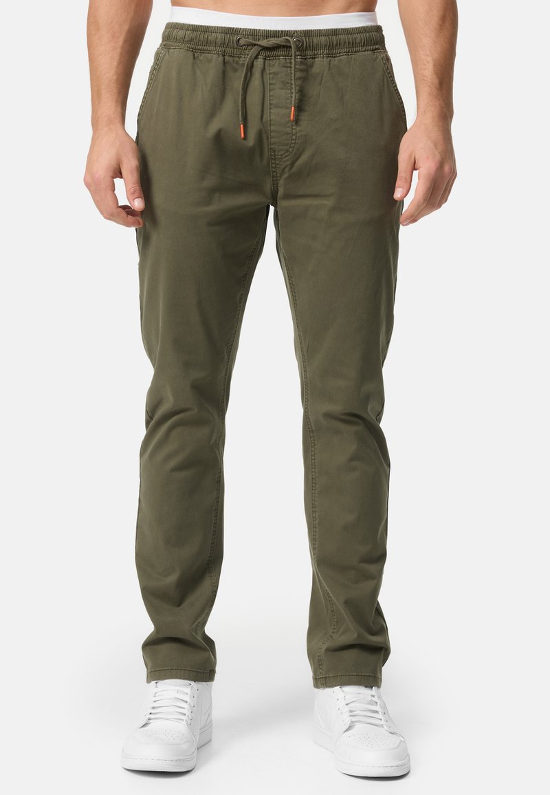 INDICODE JEANS - OSBORNE - Broek - army, Vergroten