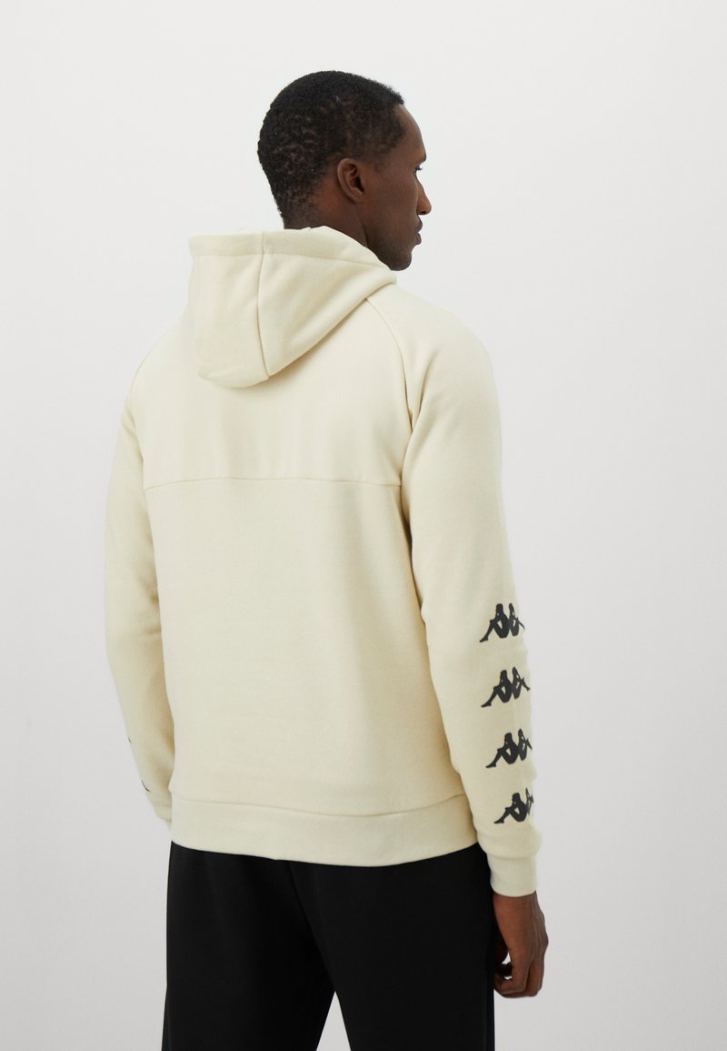Sweat à Capuche Kappa Pour Homme, Coton Blanc, Taille M, Style Logo, Bonne Occasion