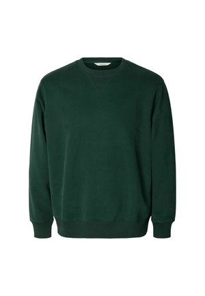 Selected, SLMRELAXGRANT LS CREW NECK SWEAT - Sudadera - pine grove