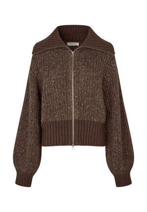 Modström, DYVEKEMD CARDIGAN - Жилетка - seal brown