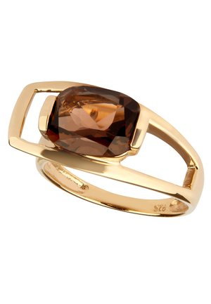 CAROLIN STONE CHARMING RAUCHQUARZ - Ring - braun- und goldfarben
