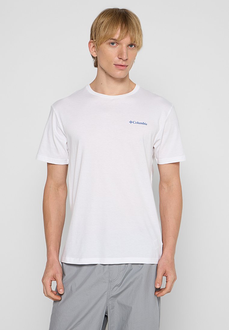 Columbia T-shirt print wit