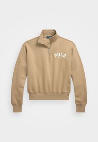 LOGO FLEECE QUARTER ZIP - Sweatshirt - vintage khaki