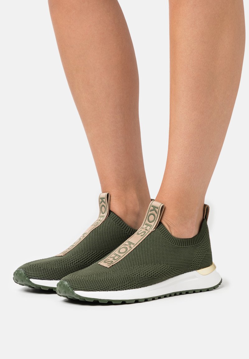 MICHAEL Michael Kors BODIE SLIP ON Trainers amazon green/dark green Zalando.ie
