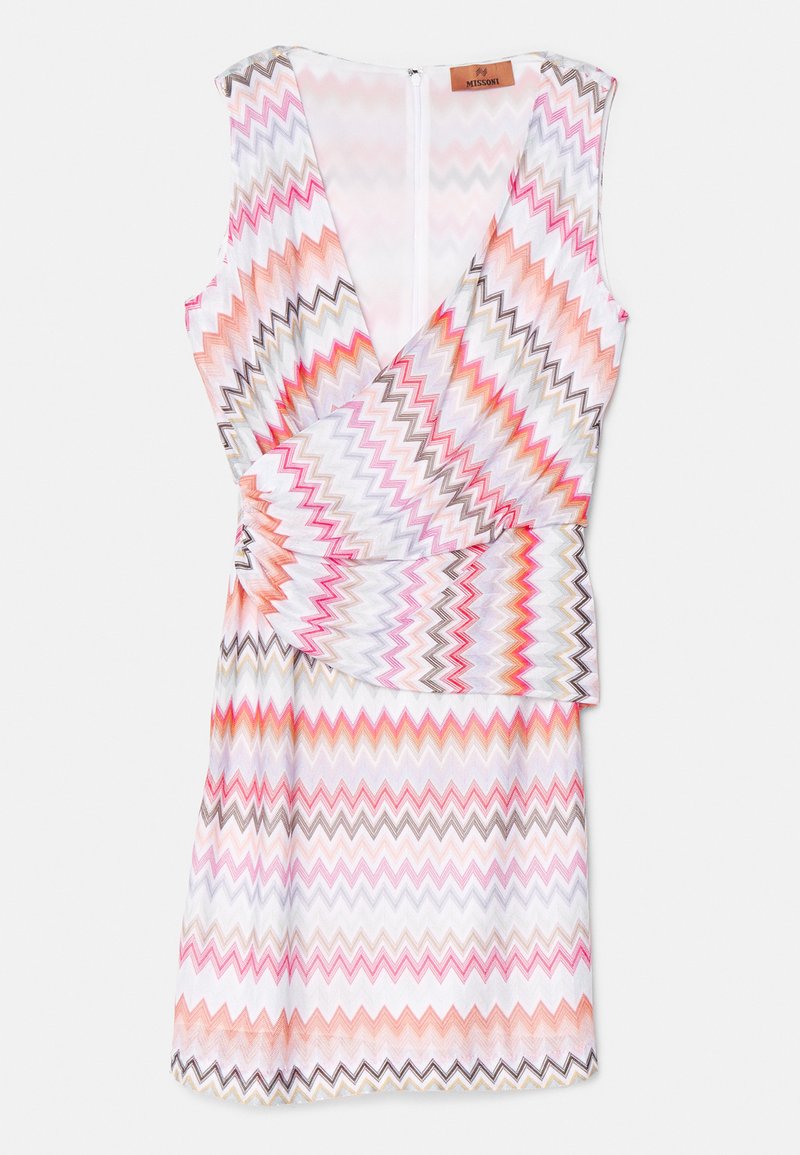 Missoni Gebreide jurk donkerroze Missoni Gebreide jurk donkerroze