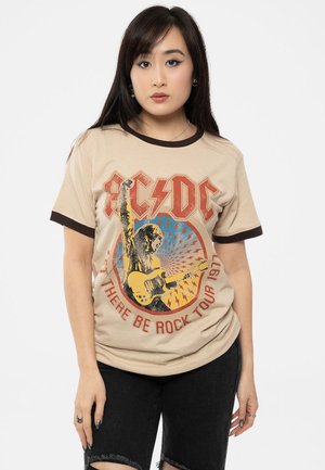 Print T-shirt - sand