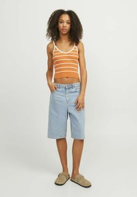 JJXX JXESTHER KNITTED TOP - Top - tangerine