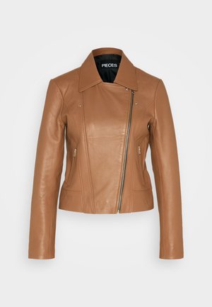 Pieces PCSUSSE JACKET - Skinnjakke - root beer