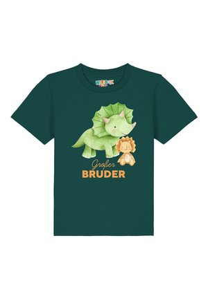 DINOSAURIER GROSSER BRUDER - T-shirt imprimé - glazed green
