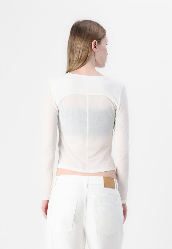 AMBER - Long sleeved top - egret2