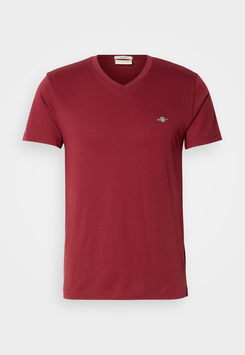 Gant T-shirt basic bordeauxrood