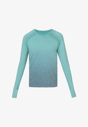 Sweaty Betty, ATHLETE FEATHERWEIGHT SEAMLESS LONG SLEEVE TOP - T-shirt à manches longues - deepgreen lustregreen ombre