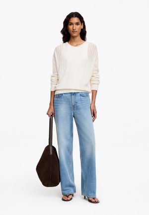ARKET, ARKET CORAL WIDE JEANS - Jean boyfriend - dark melange
