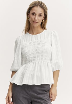 b.young BYILAURI SMOCK  - Blusa - off white