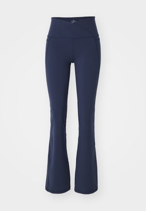 Sweaty Betty POWER BOOT CUT 2.0 WRAP WAIST - Pantaloni sportivi - navy blue
