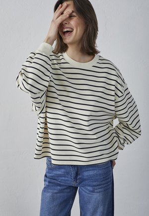 ELISO - Sweatshirt - cream black