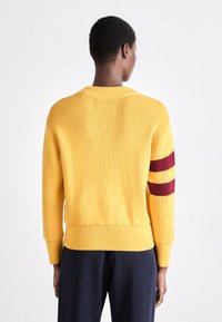 GANT VARSITY VNECK - Camisola - faded sunset