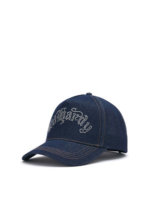 Ed Hardy, UNISEX DIAMANTE GOTHIC 5 PANEL TRUCKER CAP - Cap - indigo